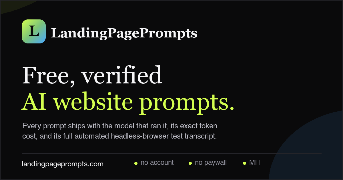 Animated Backgrounds — LandingPagePrompts