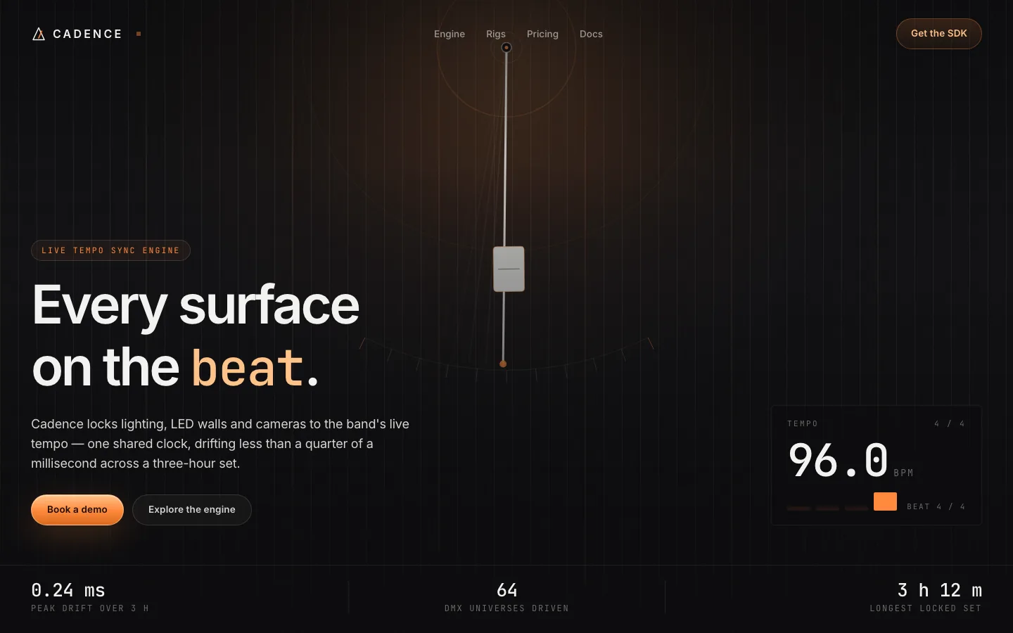 Rendered preview of Cadence