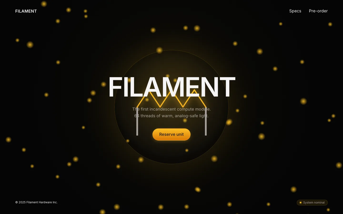 Rendered preview of Filament