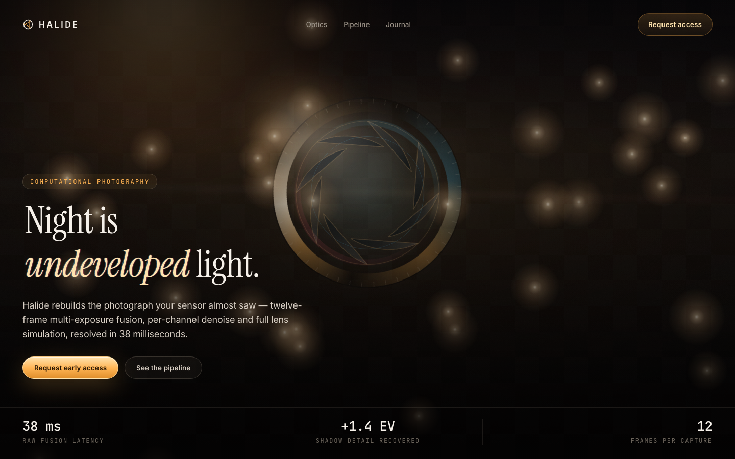 Screenshot of Halide