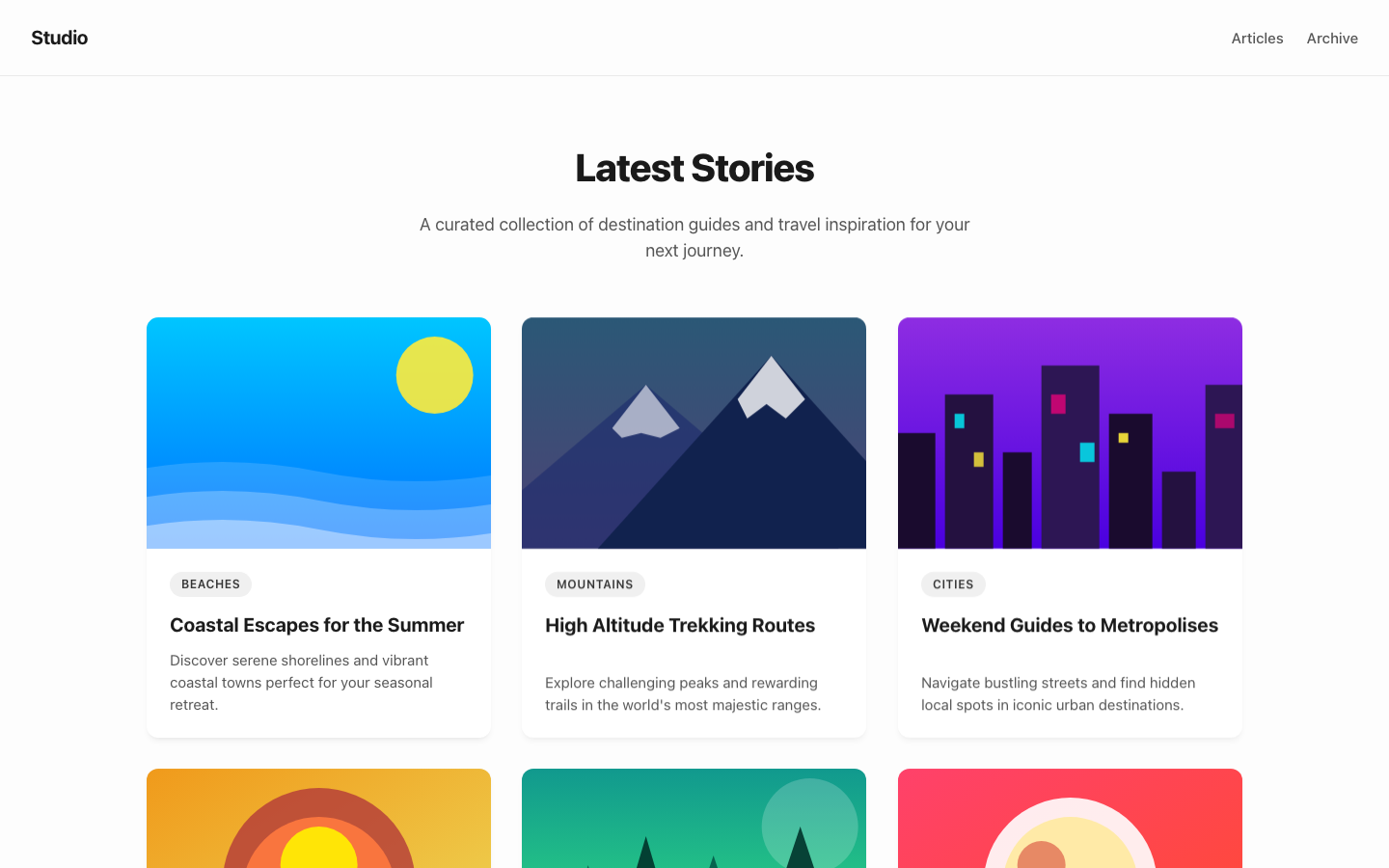 Screenshot of Blog 01 Blaze