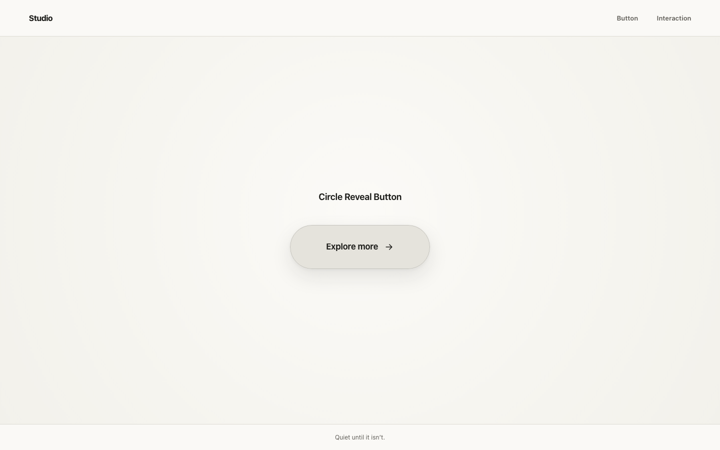 Screenshot of Circle Reveal Button