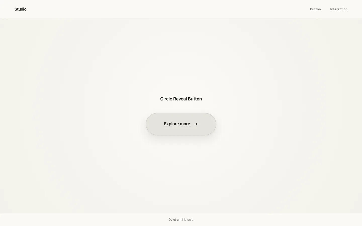 Rendered preview of Circle Reveal Button