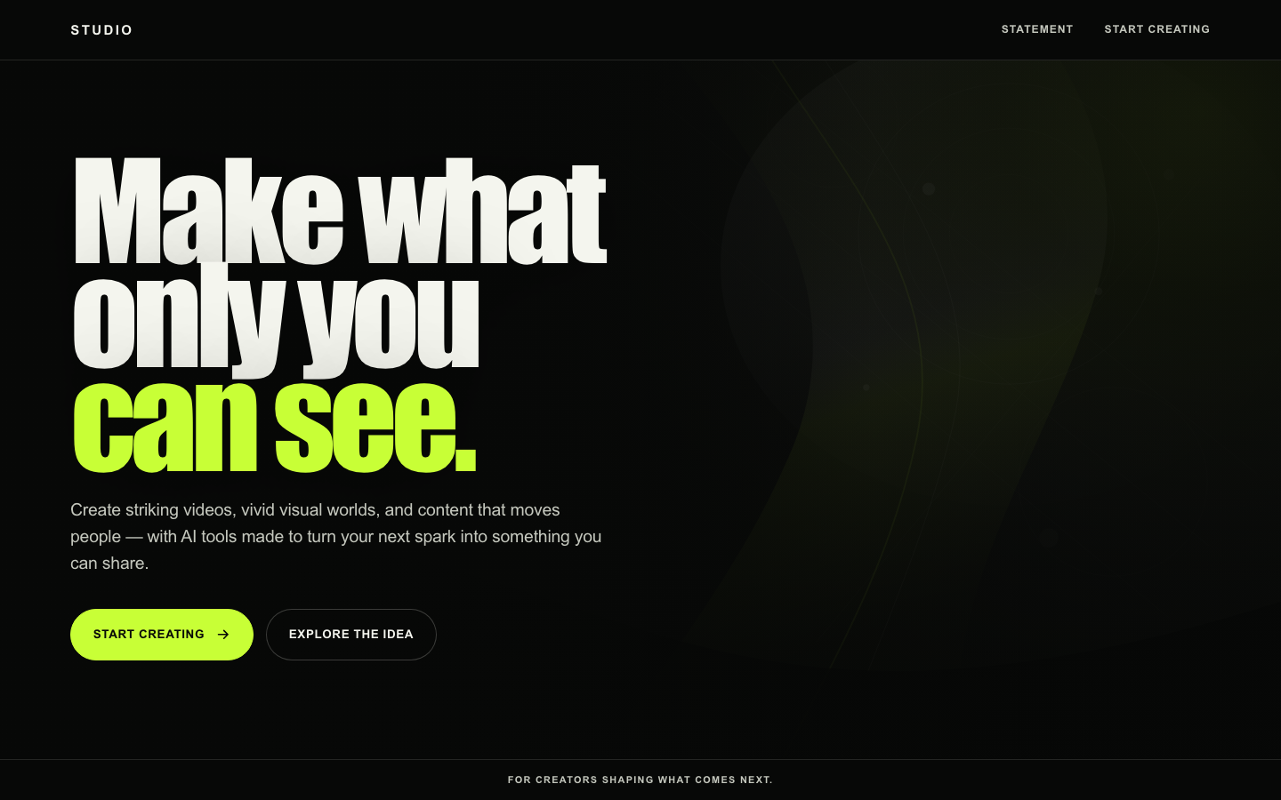 Screenshot of CTA 02 Luma