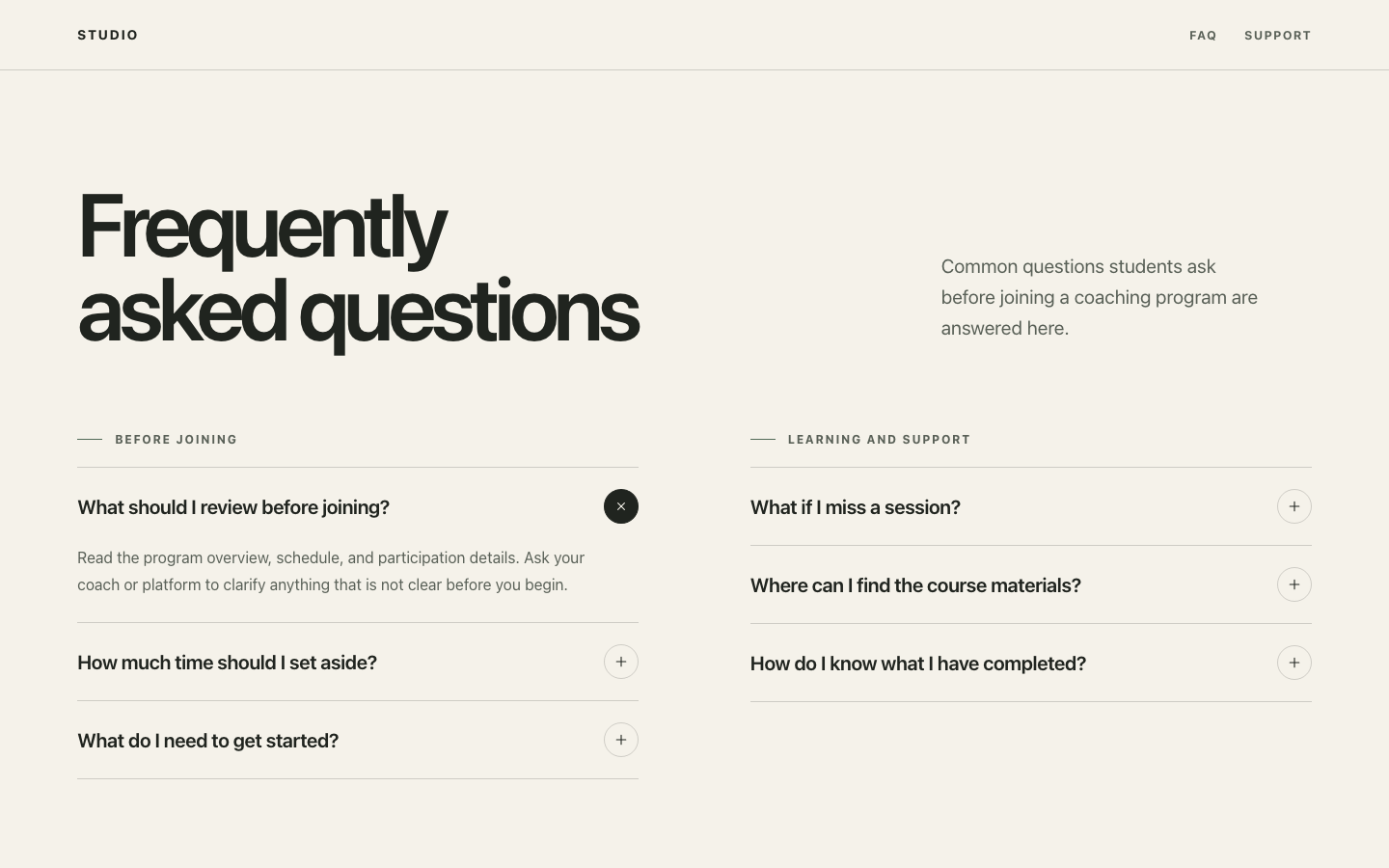 Screenshot of FAQ 01 Orbit