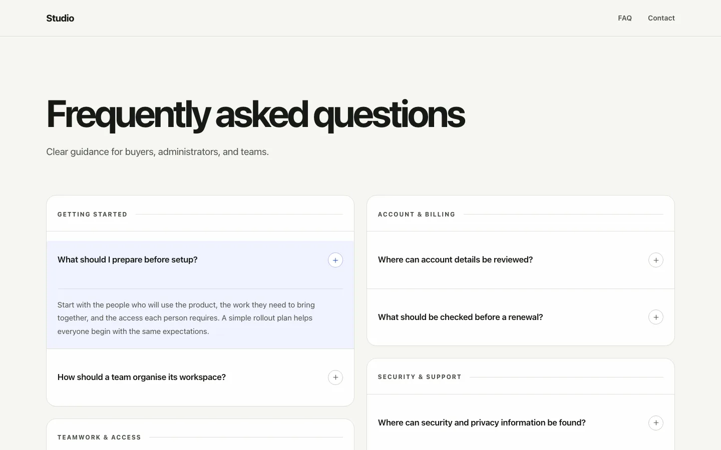 Rendered preview of FAQ 02 Moxo
