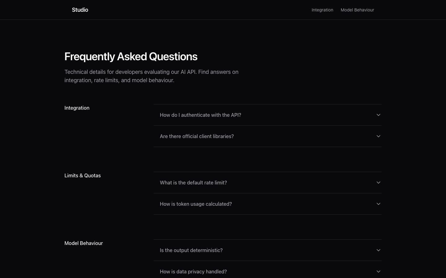Screenshot of FAQ 03 Velara