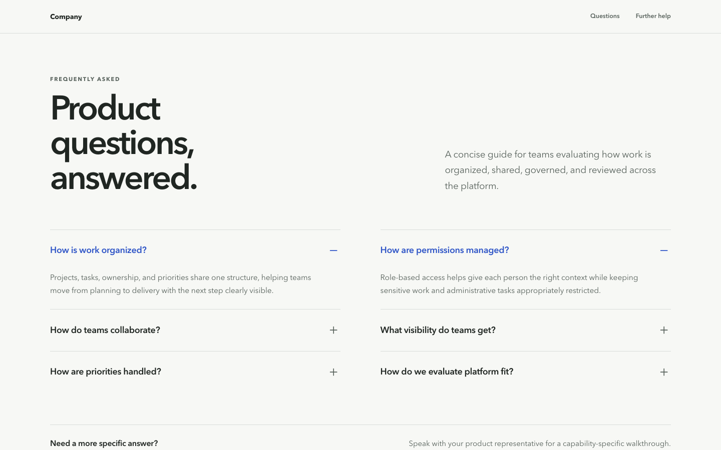 Screenshot of FAQ 04 Moxo