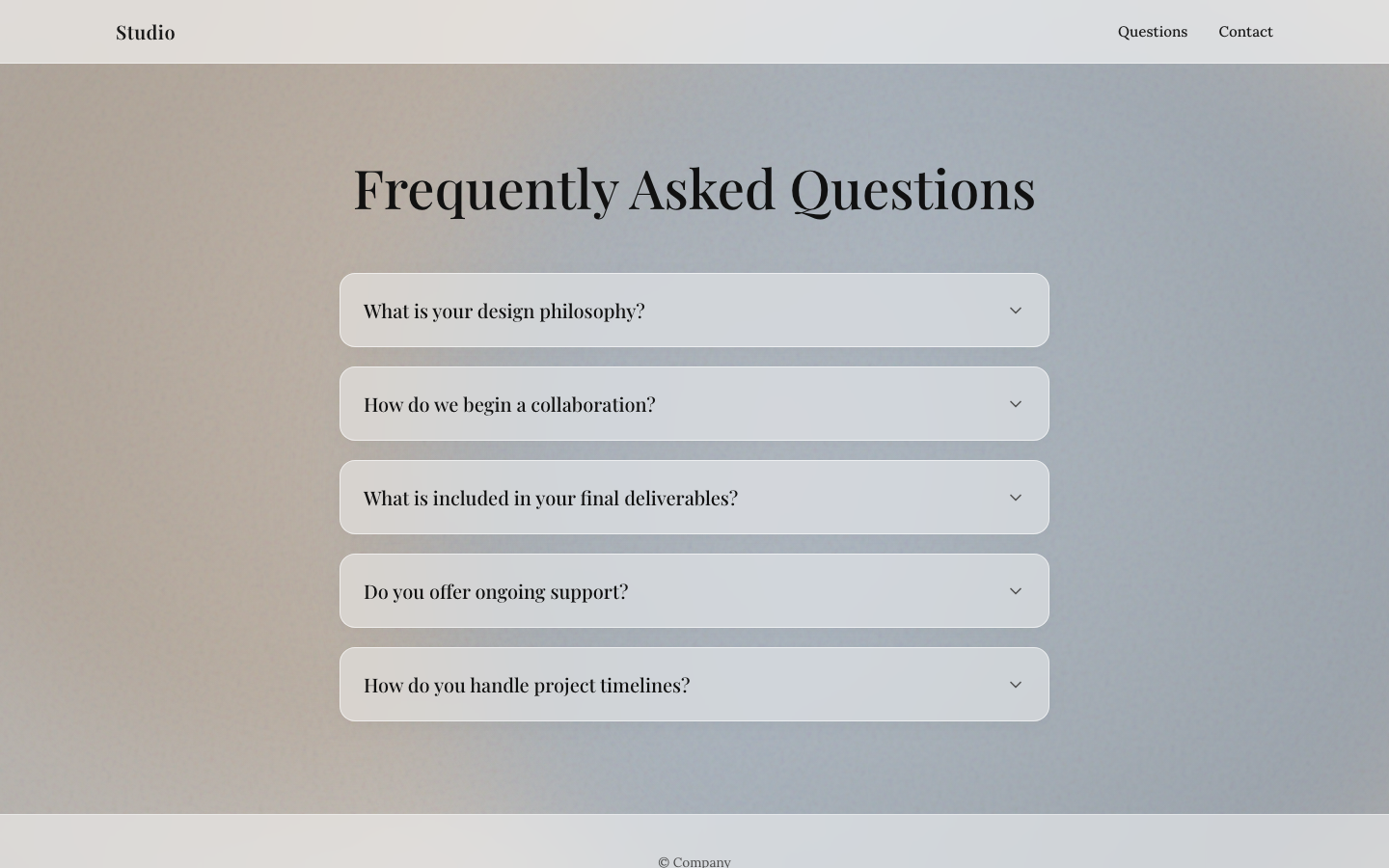 Screenshot of FAQ with Image