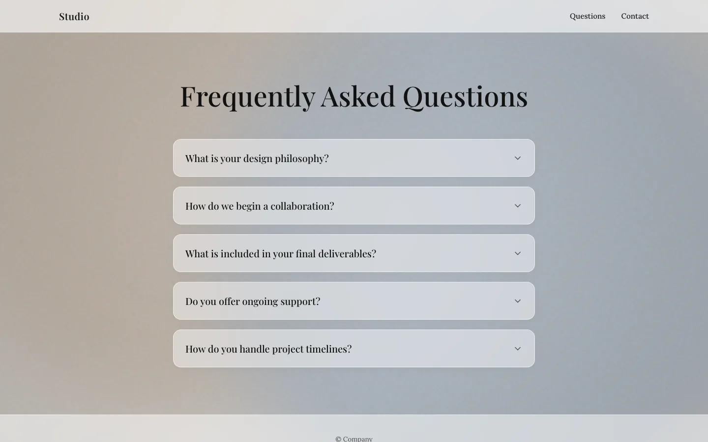Rendered preview of FAQ with Image