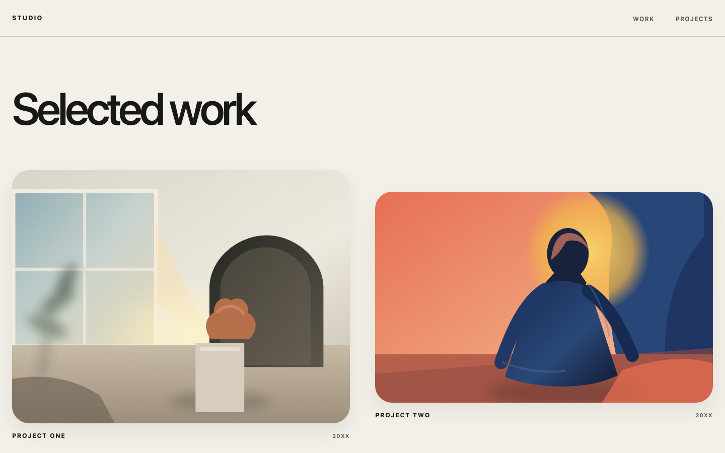Screenshot of Feature Work Benjamen