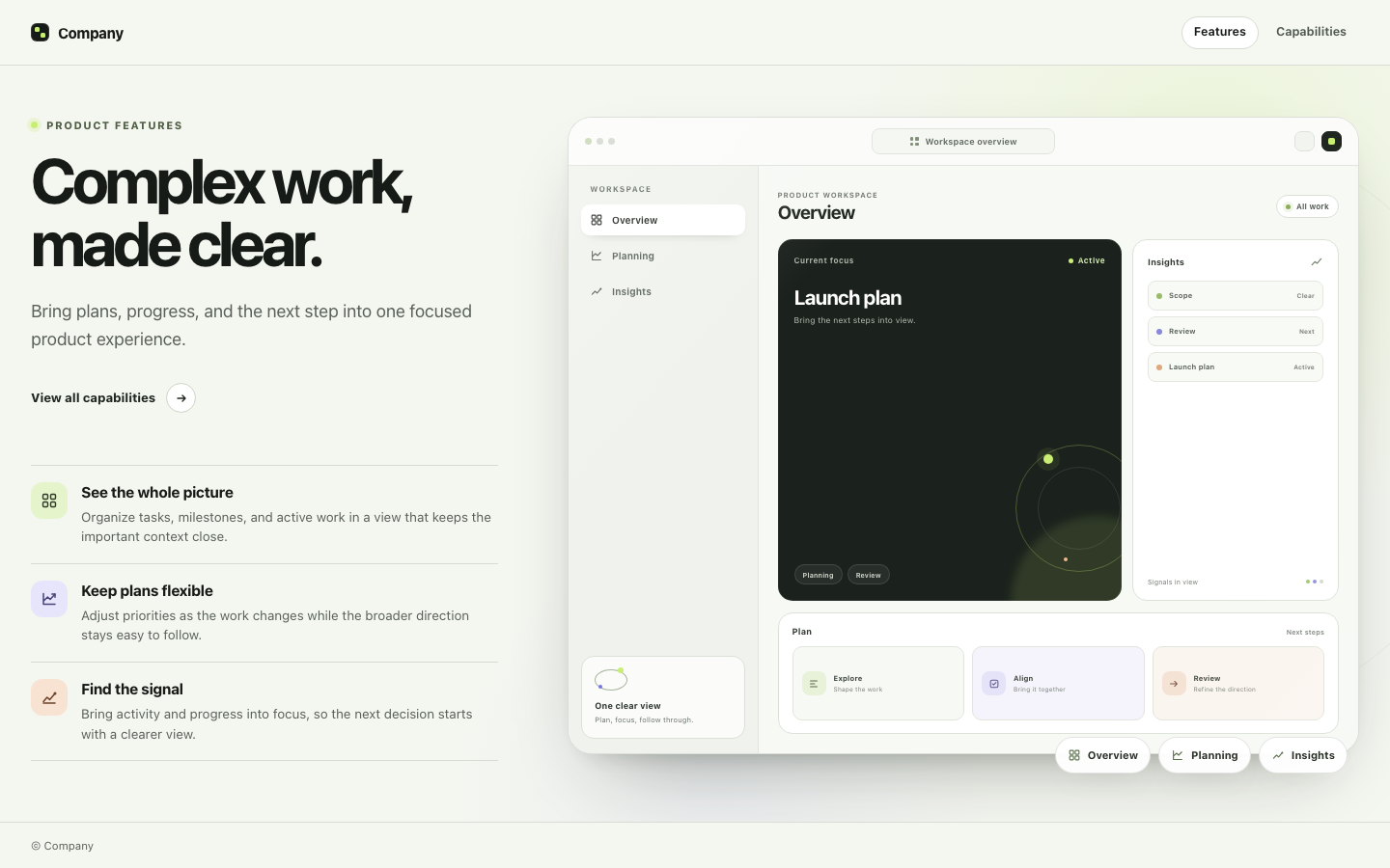 Screenshot of Features 01 Vendo