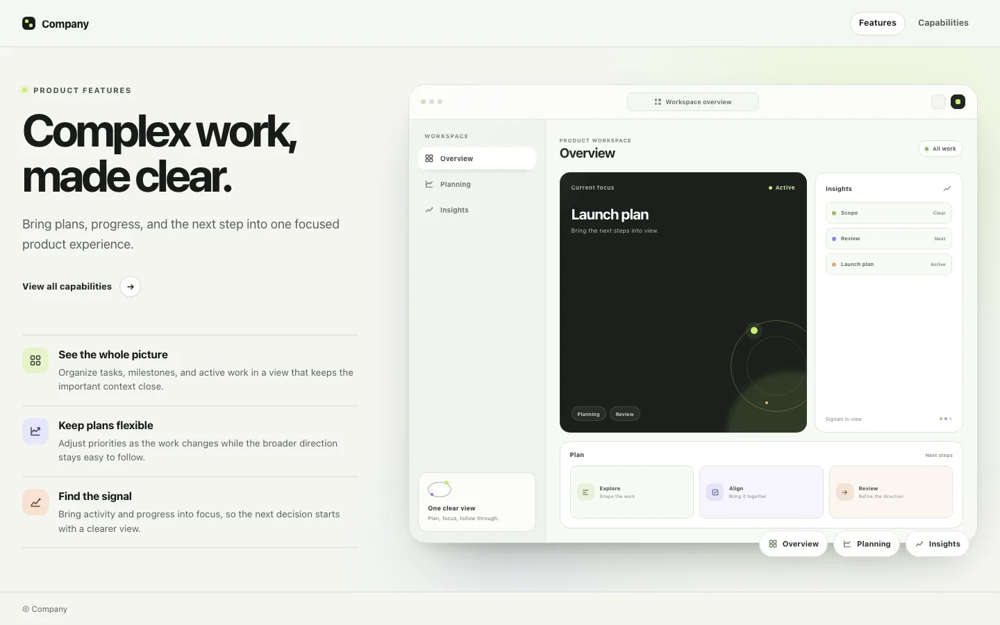 Rendered preview of Features 01 Vendo
