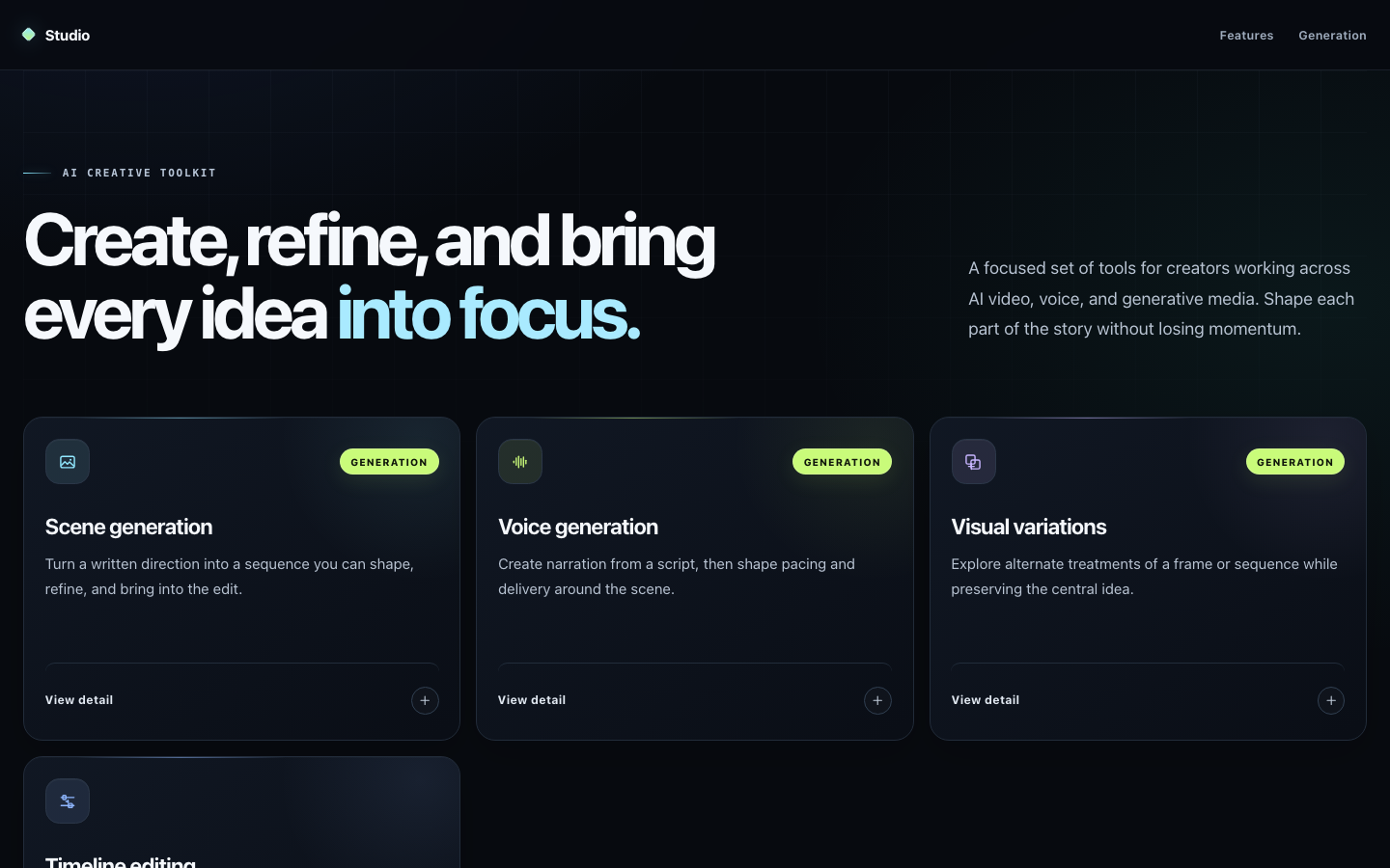 Screenshot of Features 04 Luma