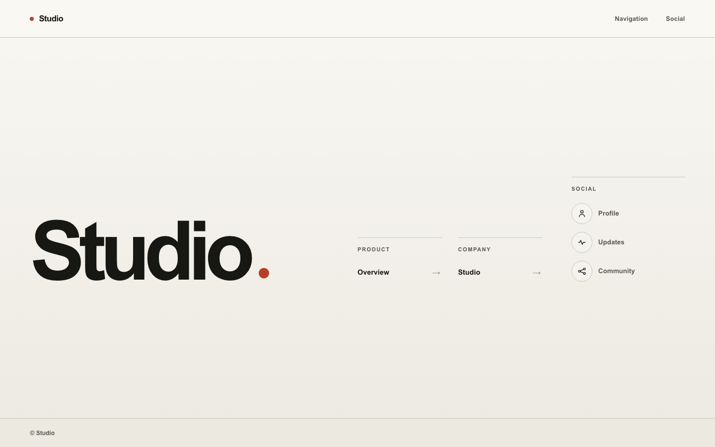Screenshot of Footer 01 Kelo