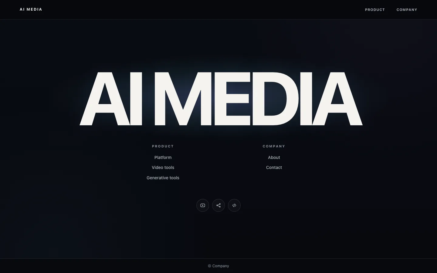 Rendered preview of Footer 03 Luma