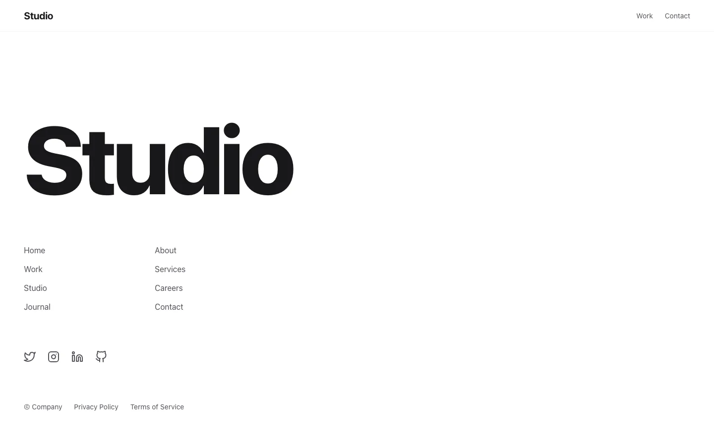Rendered preview of Footer 04 Solra