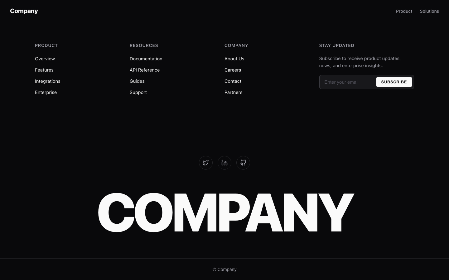 Screenshot of Footer 06 Moxo