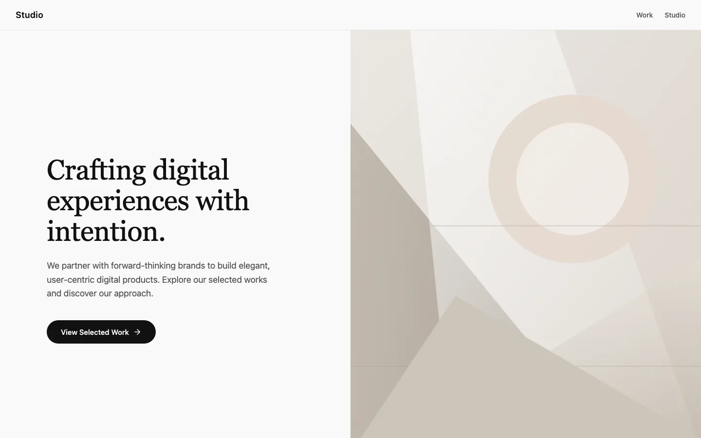 Rendered preview of Header 04 Solra