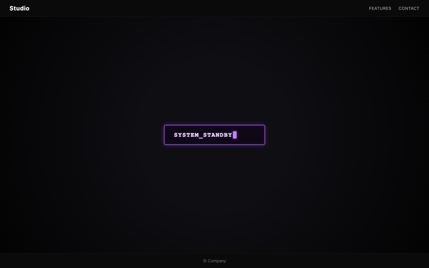 Screenshot of Neon Typing Button