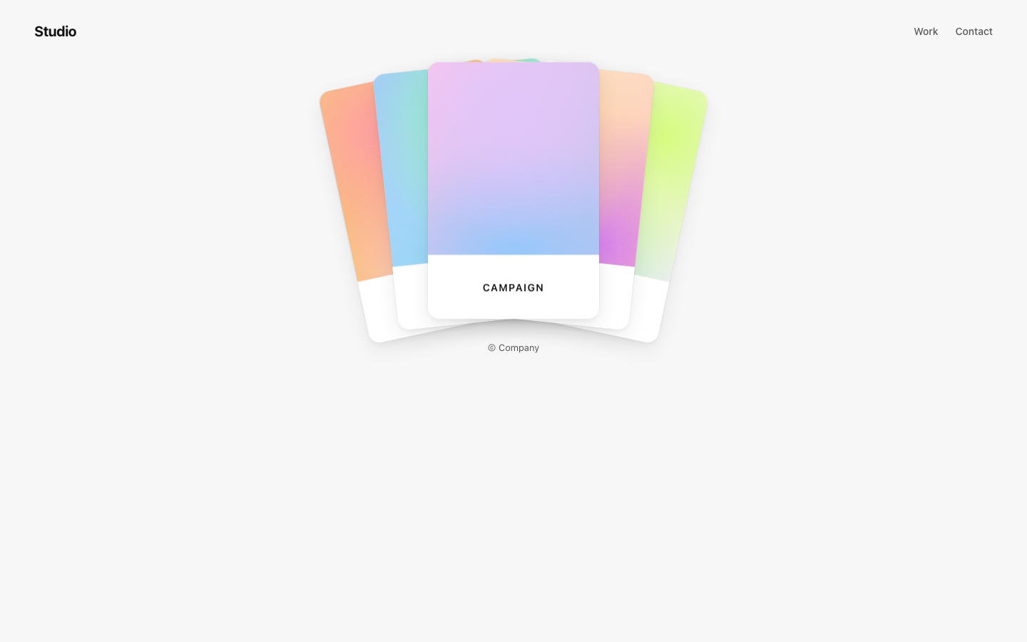 Screenshot of Stacked Card