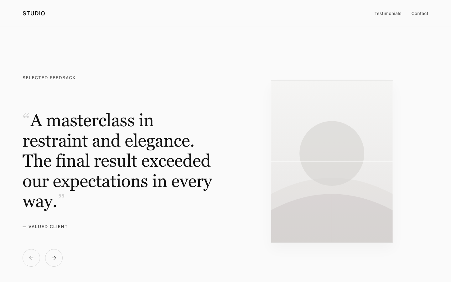 Screenshot of Testimonials 01 Solra