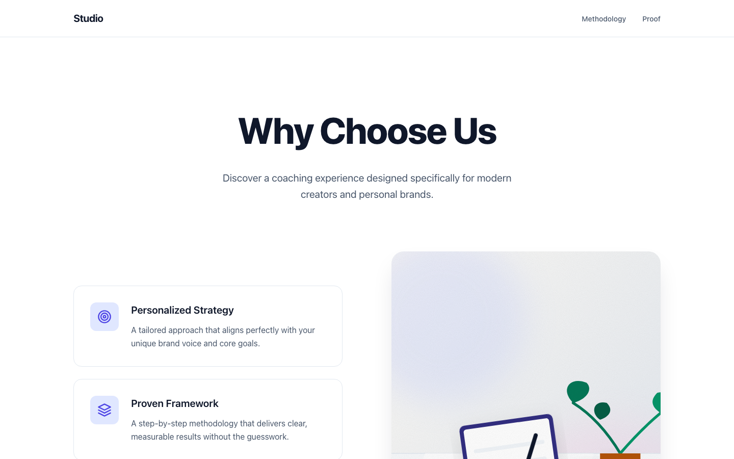 Screenshot of Why Choose Us 01 Orbit