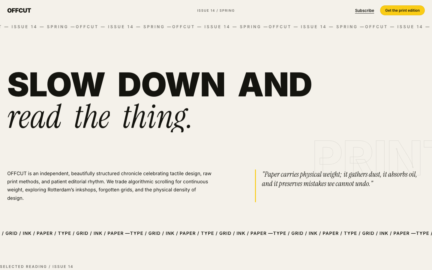 Screenshot of Kinetic Type