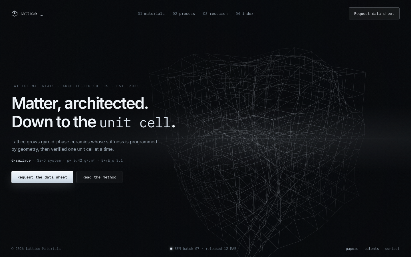 Screenshot of Lattice