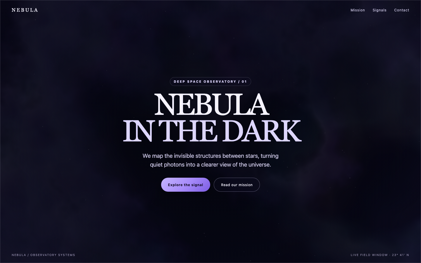 Screenshot of Nebula