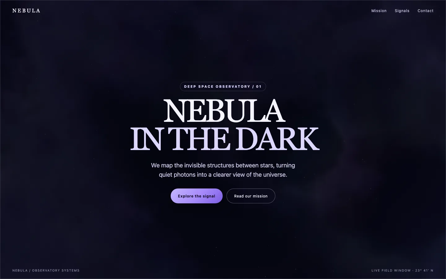 Rendered preview of Nebula