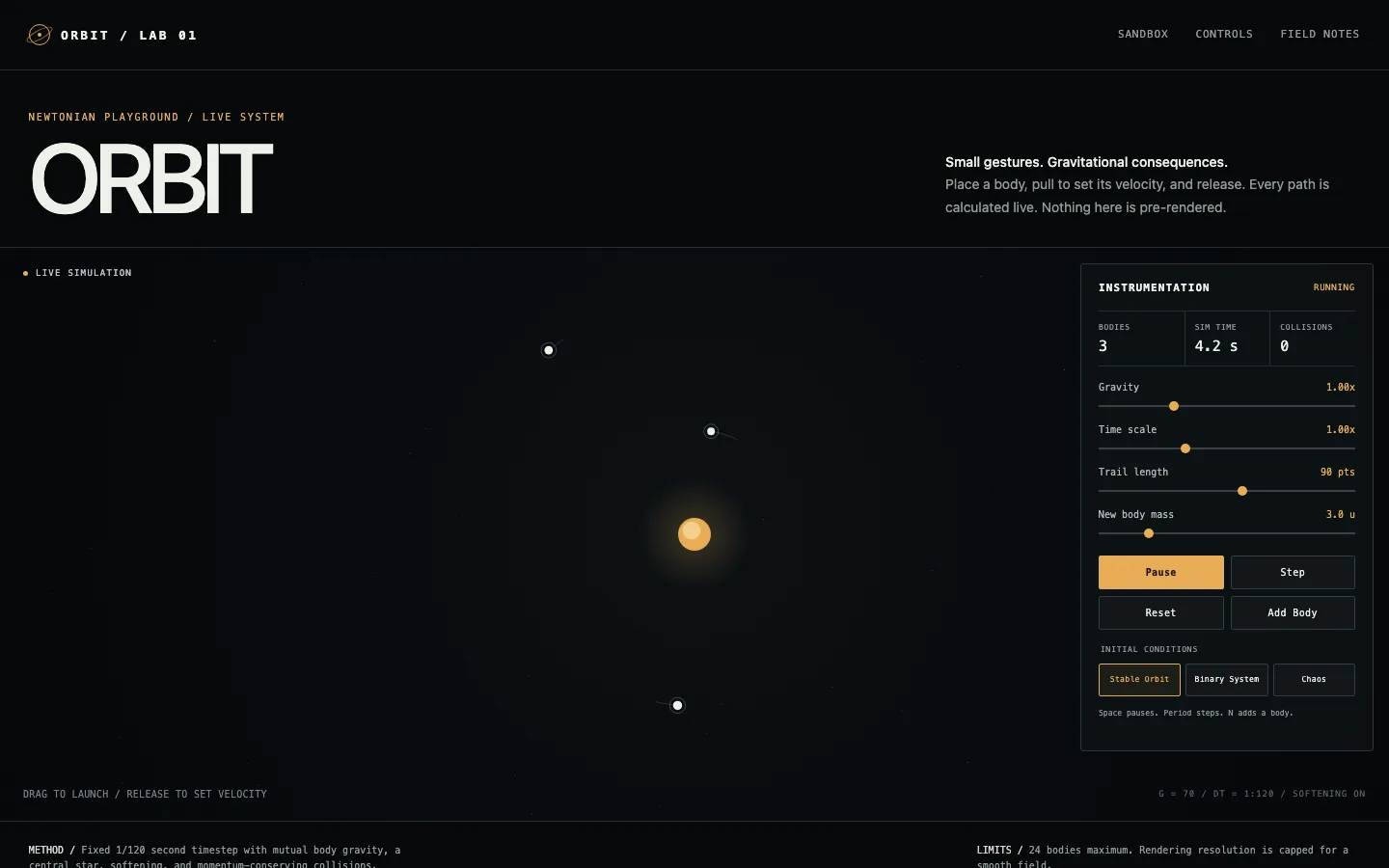 Rendered preview of Orbit