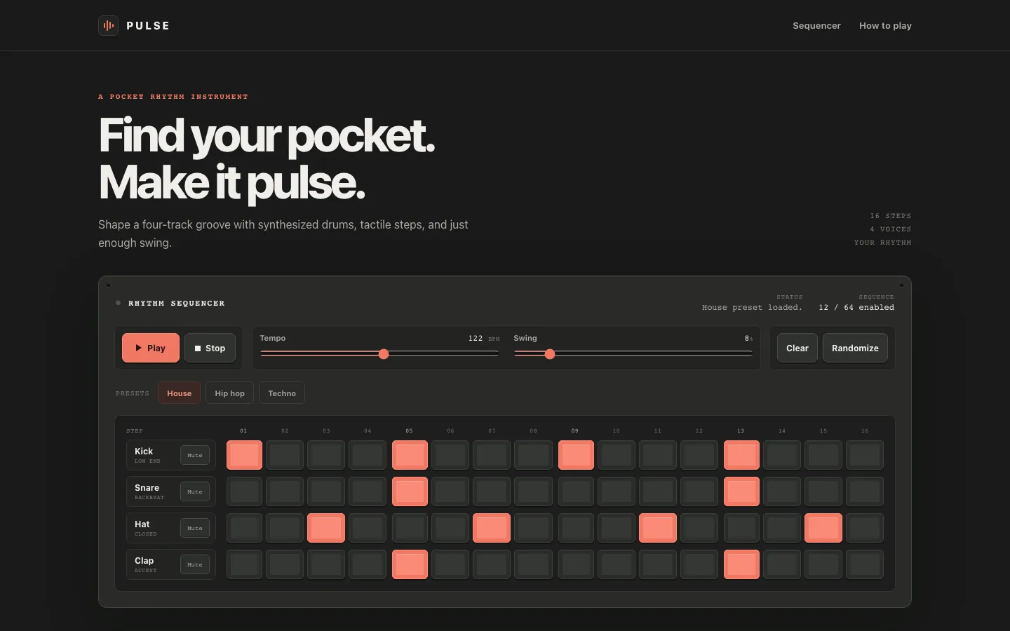 Rendered preview of Pulse