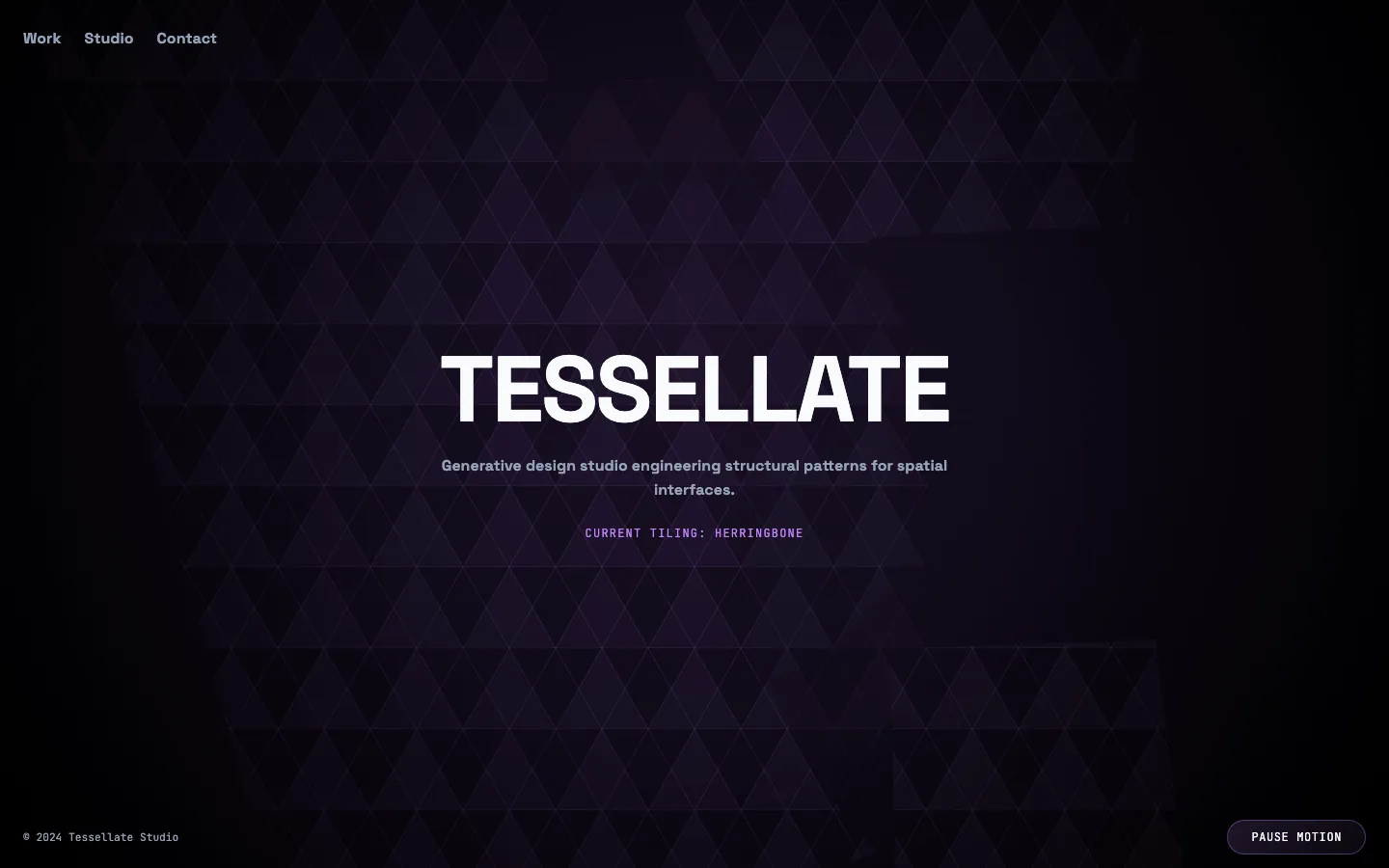 Rendered preview of Tessellate