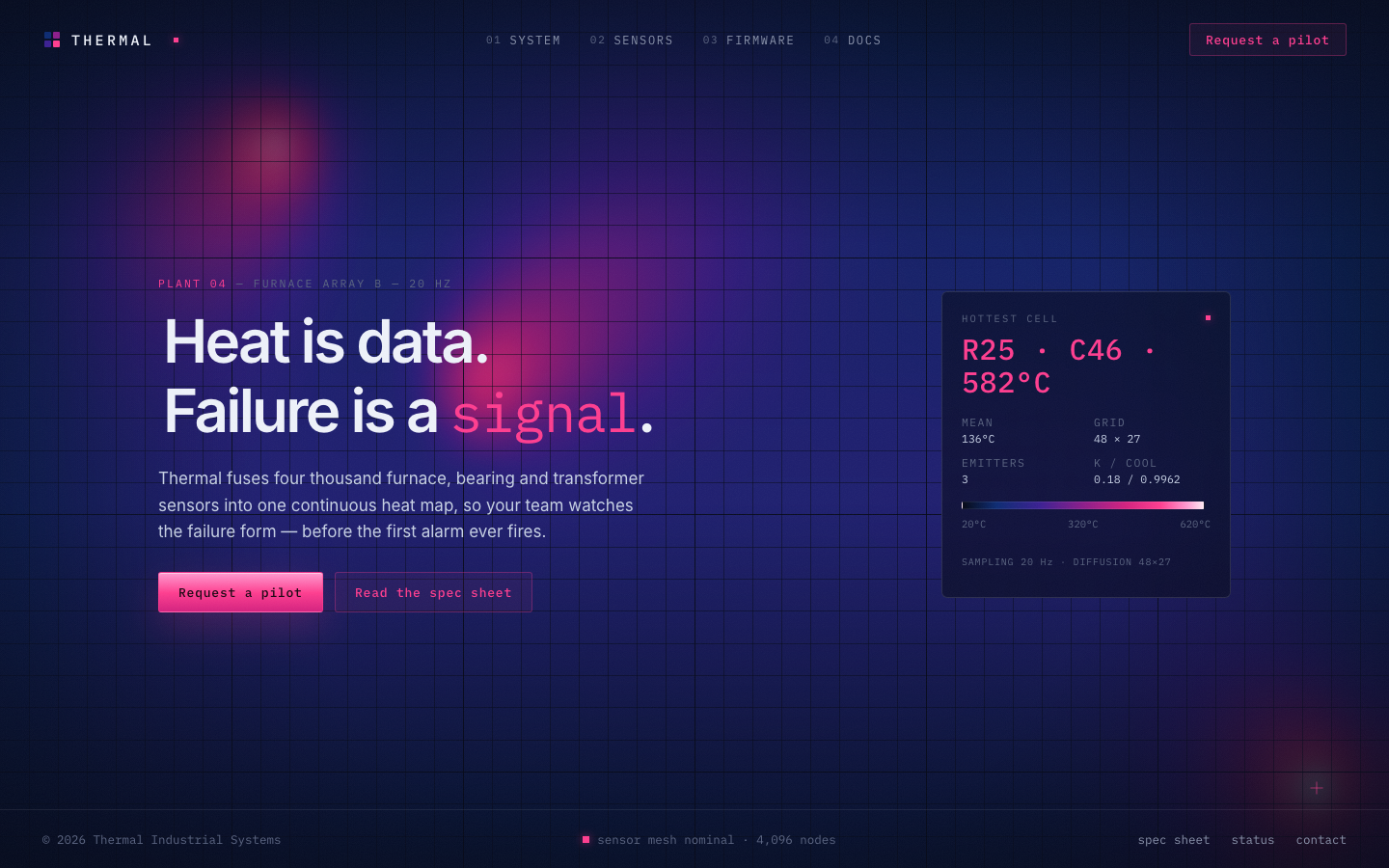 Screenshot of Thermal